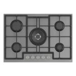 FR-ED038 FERRE-75 CM WOK GRİ ANKASTRE OCAK