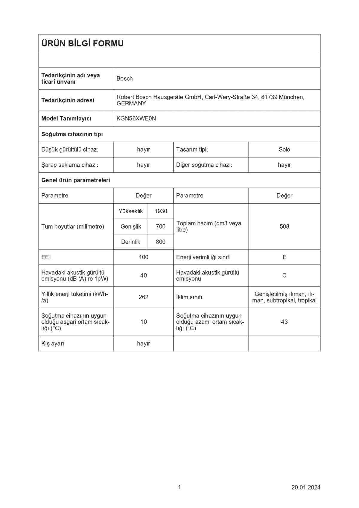 KGN56XWE0N-Bosch Solo Soğ.- Dond.Kombinasyonu - Görsel 4