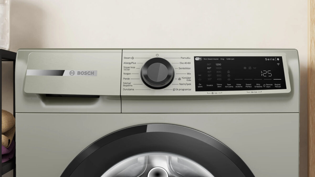 WGK242ZXTR-Bosch Tam Otomatik Çamaşır Makinesi - Görsel 2